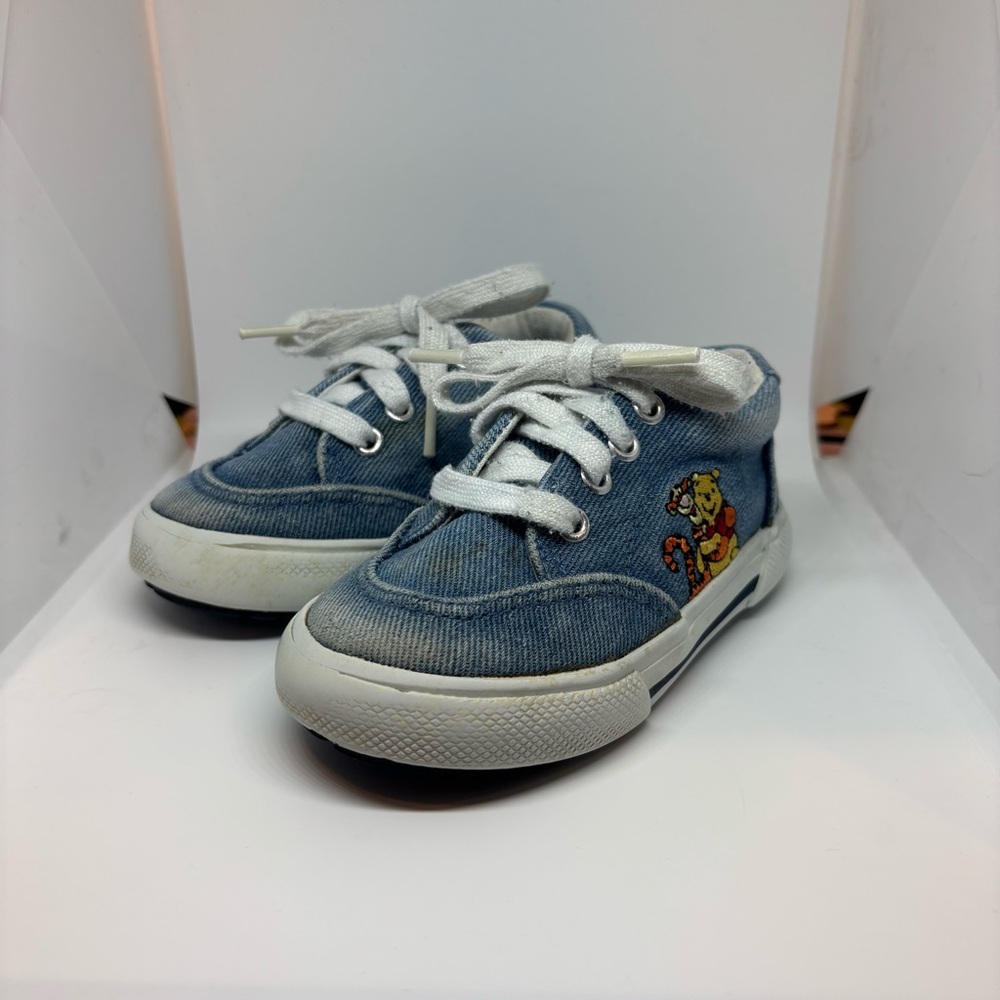 Vintage Y2K Winnie The Pooh denim tennis shoes